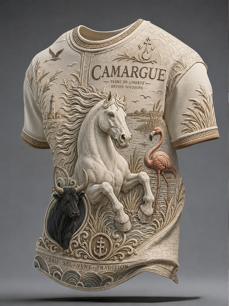 T-shirt à manches courtes Camargue pour homme