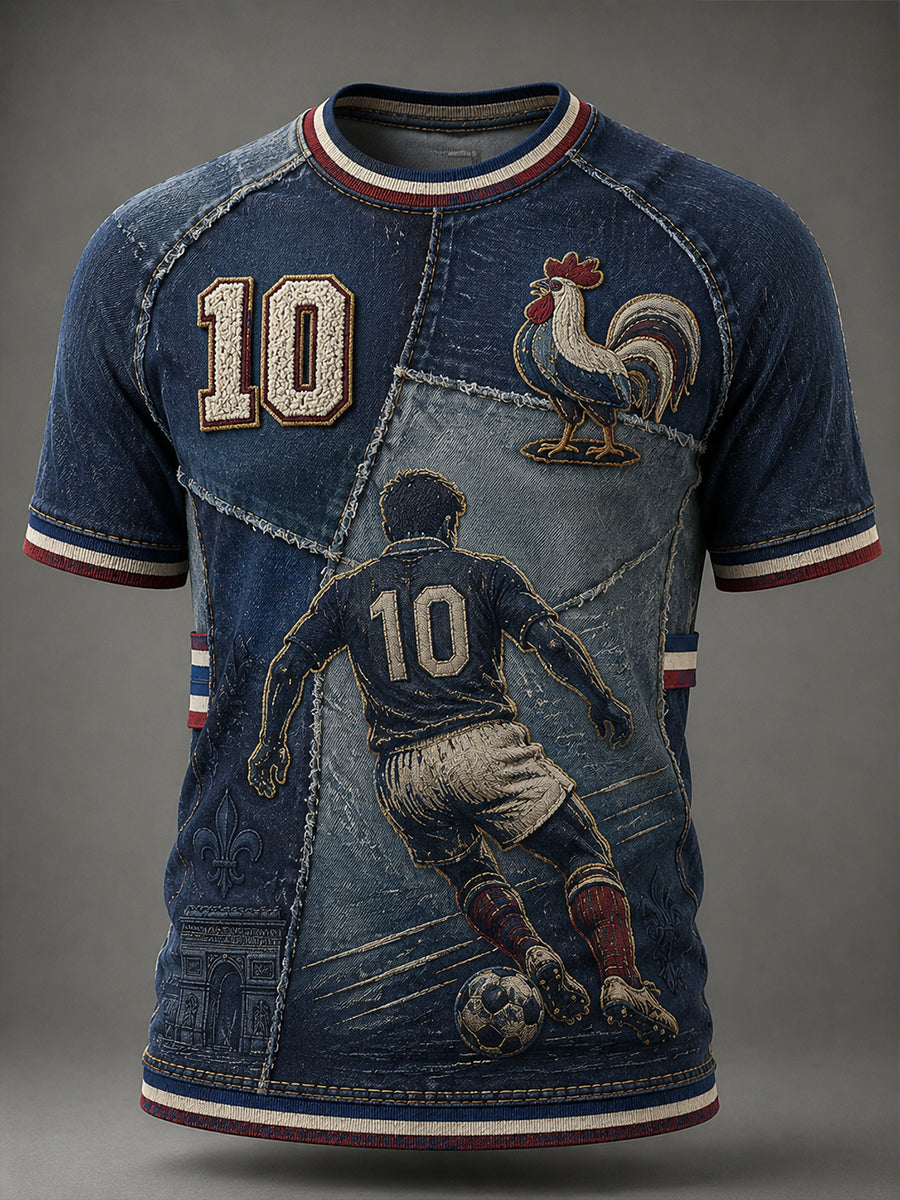 T-shirt manches courtes France Football pour homme
