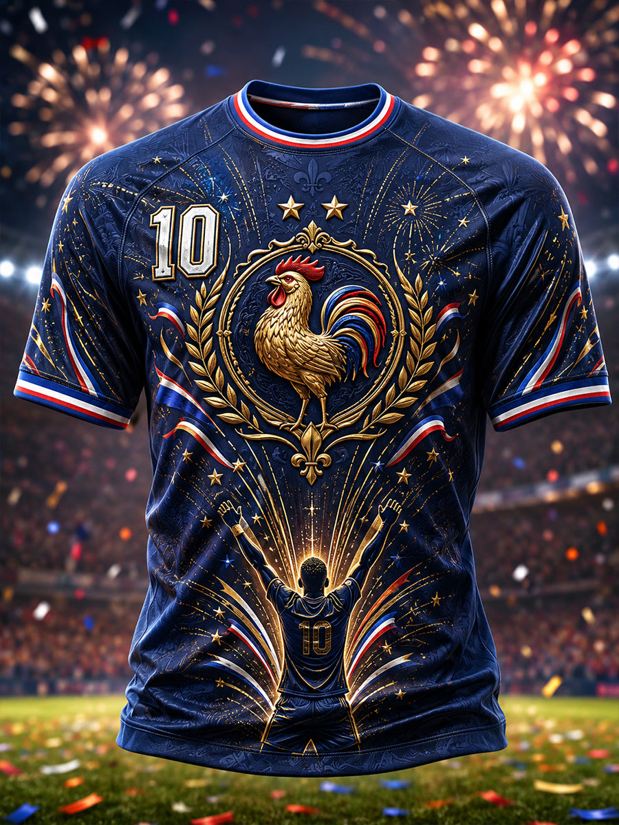 T-shirt manches courtes France Football pour homme