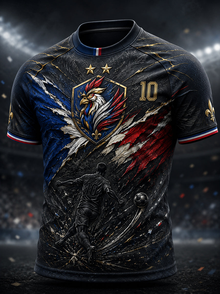 T-shirt manches courtes France Football pour homme