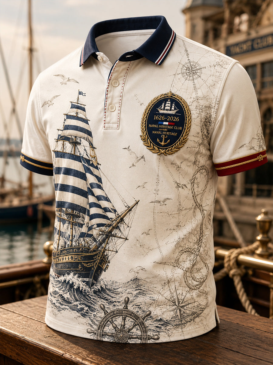 T-shirt manches courtes bleu marine pour homme
