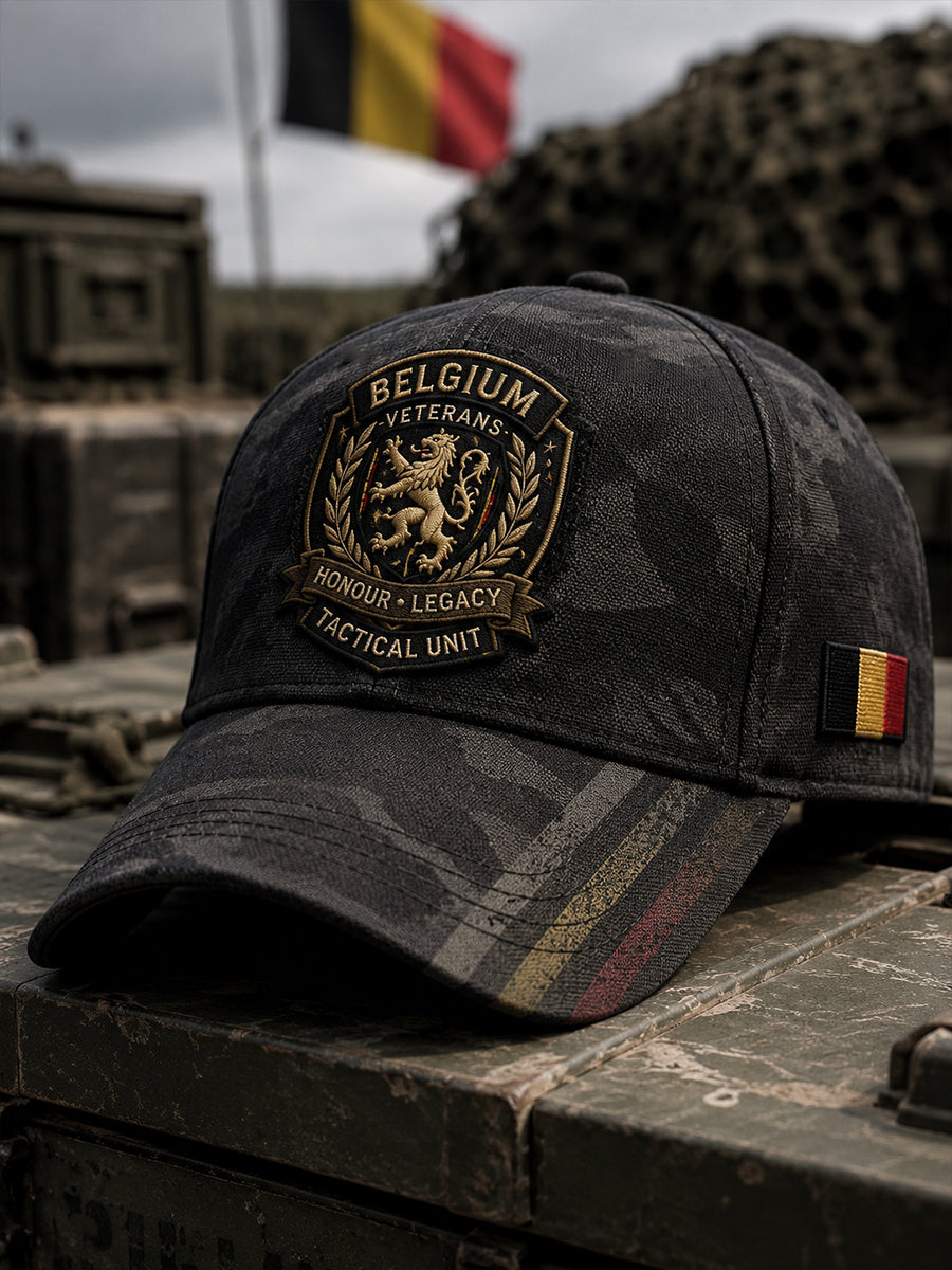 Chapeau pour homme au style vintage, à imprimé camouflage militaire