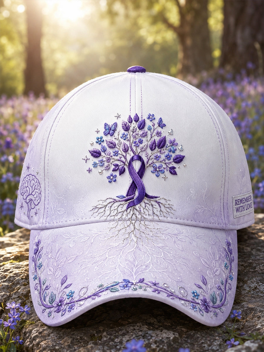 Bonnet de sensibilisation à la maladie d’Alzheimer, unisexe