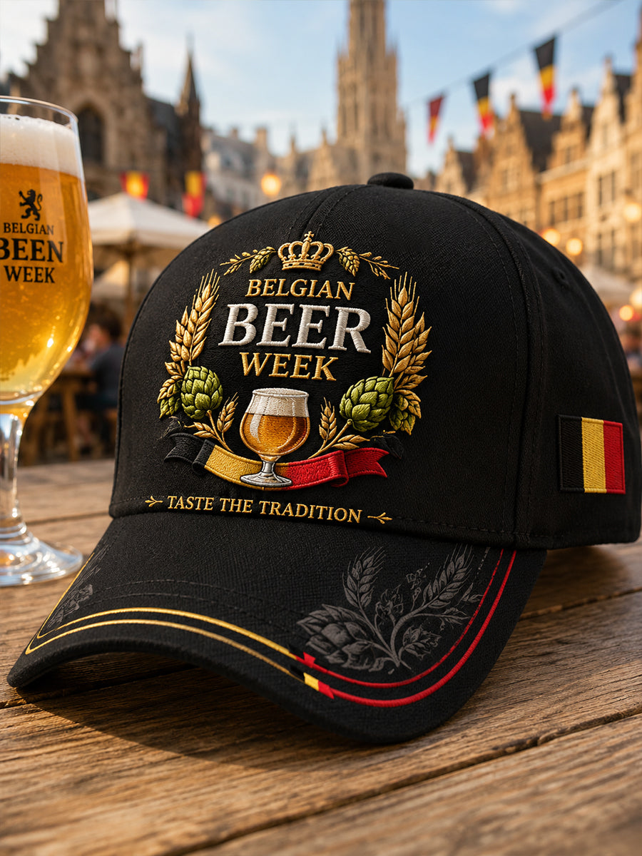 Chapeau à imprimé graphique pour la Semaine de la bière masculine