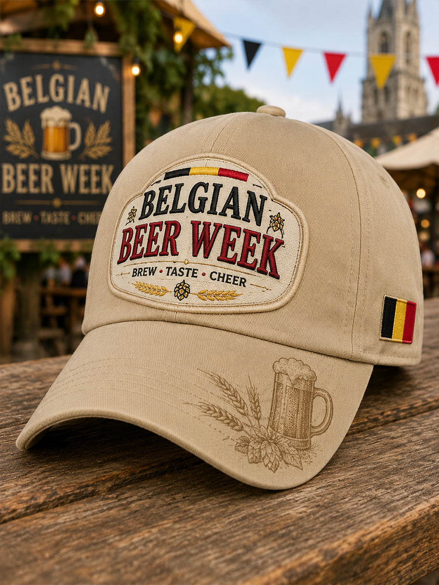 Chapeau à imprimé graphique pour la Semaine de la bière masculine