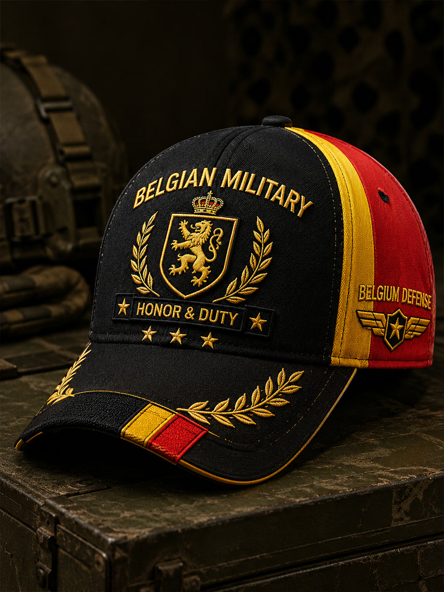 Chapeau militaire à imprimé camouflage pour homme