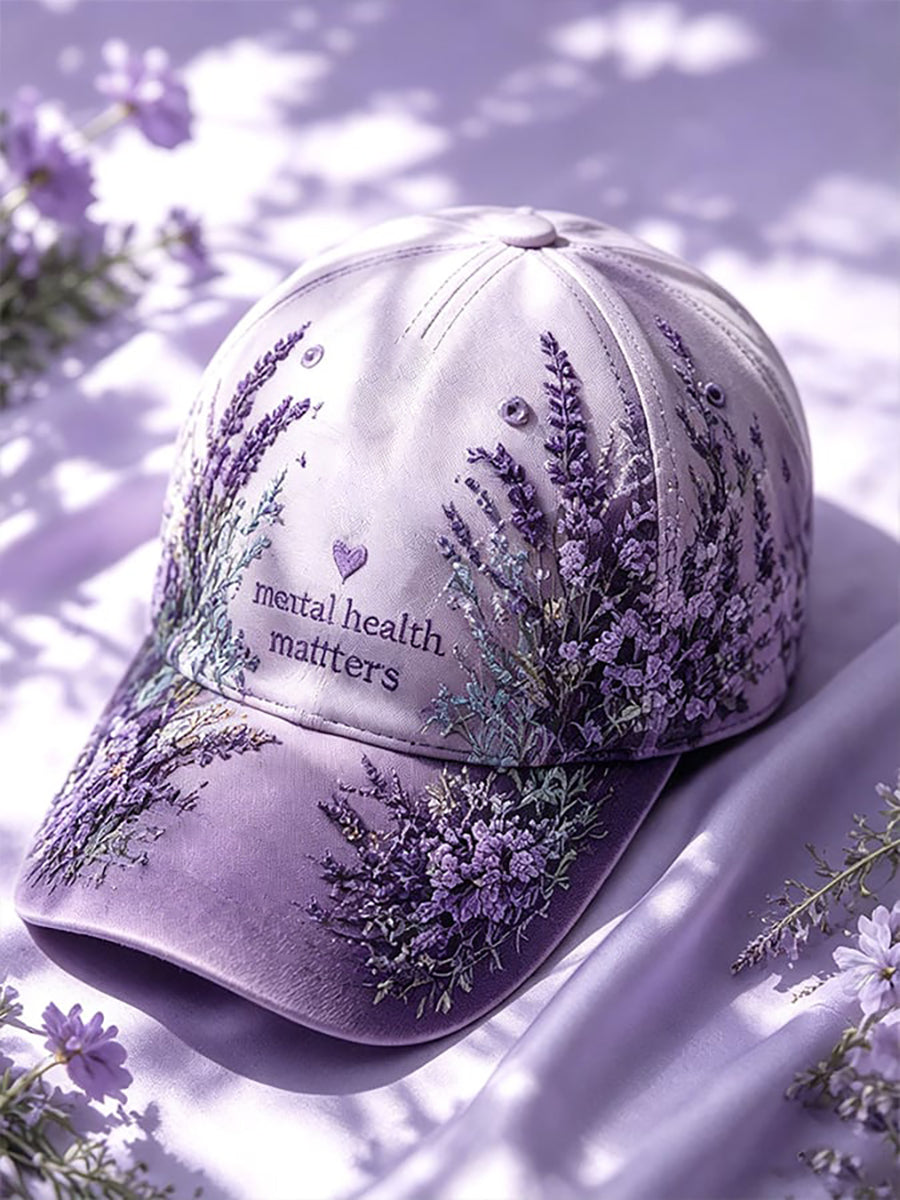Casquette imprimée unisexe de sensibilisation à la prévention du suicide