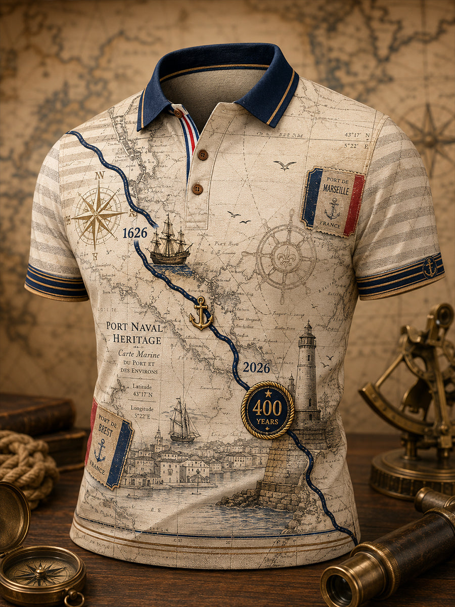 T-shirt manches courtes bleu marine pour homme