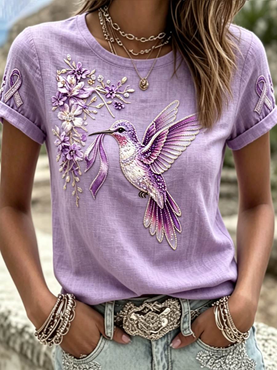 T-shirt à manches courtes pour femme