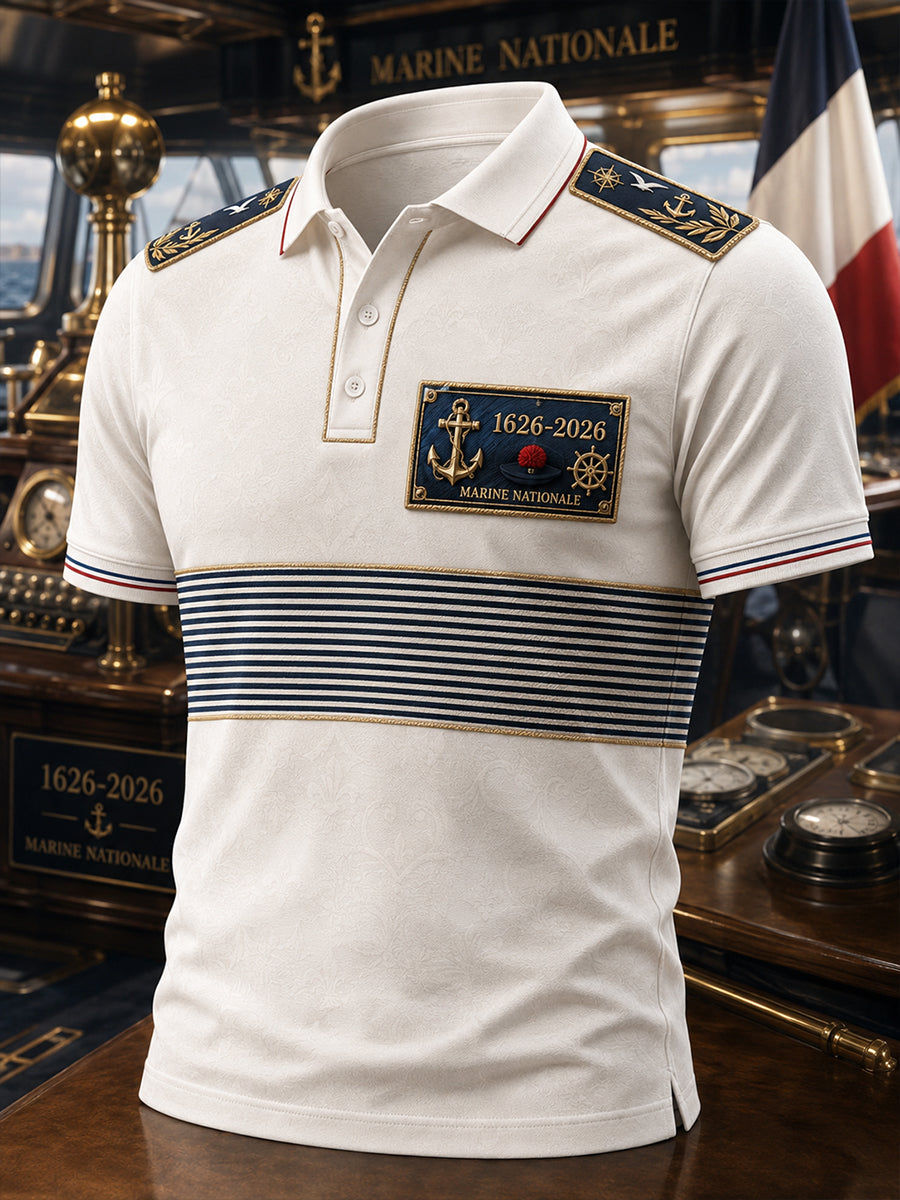 T-shirt manches courtes bleu marine pour homme