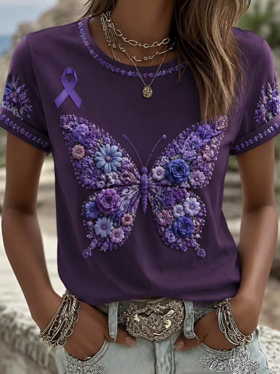 T-shirt à manches courtes pour femme