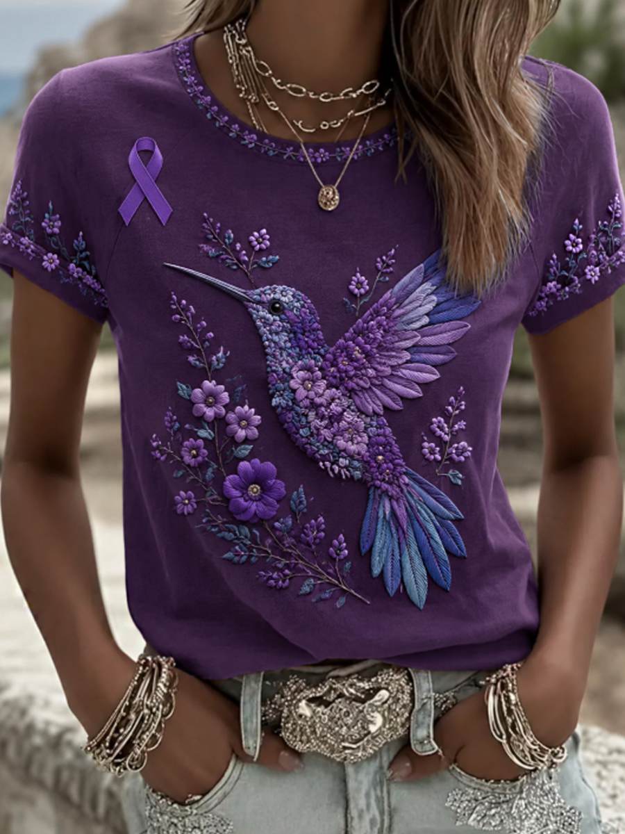T-shirt à manches courtes pour femme