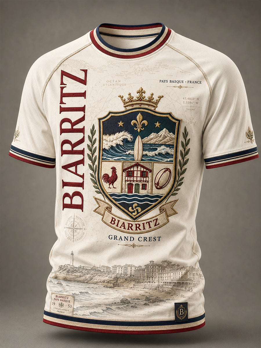 T-shirt manches courtes pour homme – Villes de France