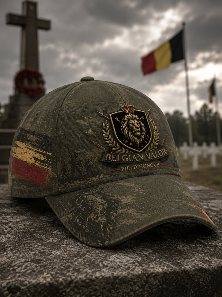 Bonnet à imprimé commémoratif vintage pour vétérans