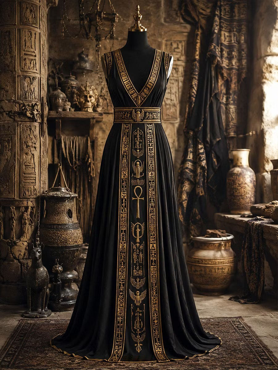Robe Egypt Art Maxi Femme