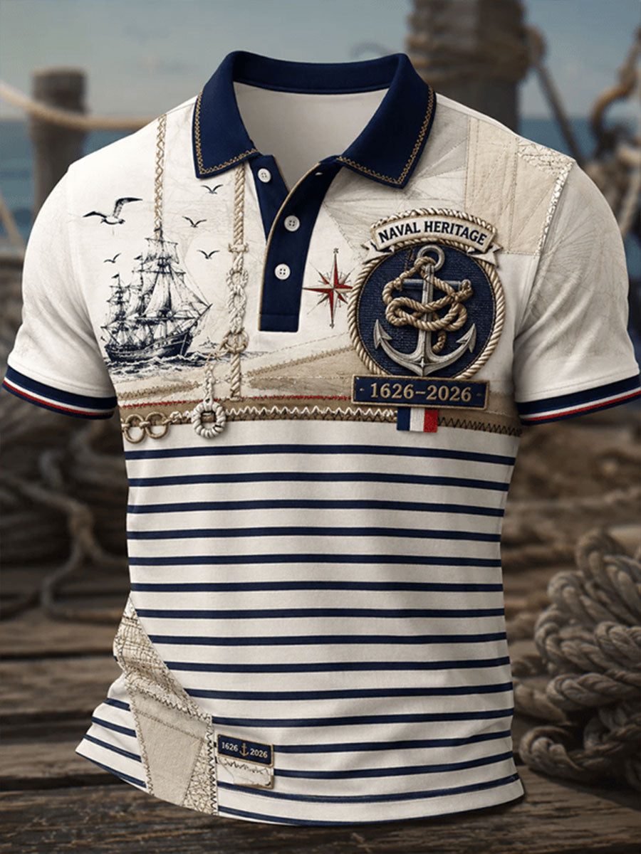 Chemise Marine Nationale 400an Homme