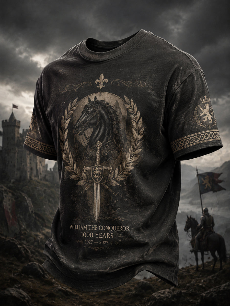 T-shirt imprimé France Normandie pour homme