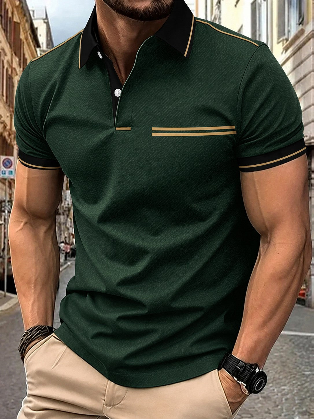 Chemise professionnelle imprimée pour homme