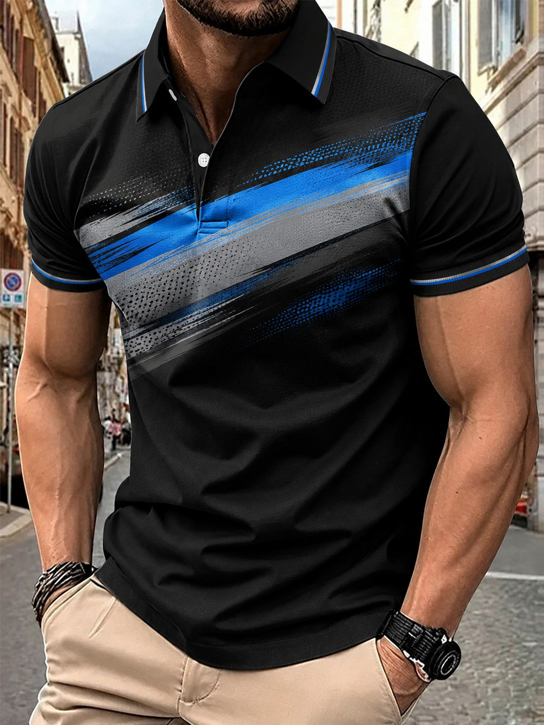Chemise professionnelle imprimée pour homme