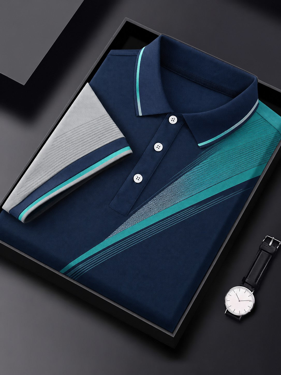 Chemise professionnelle imprimée pour homme