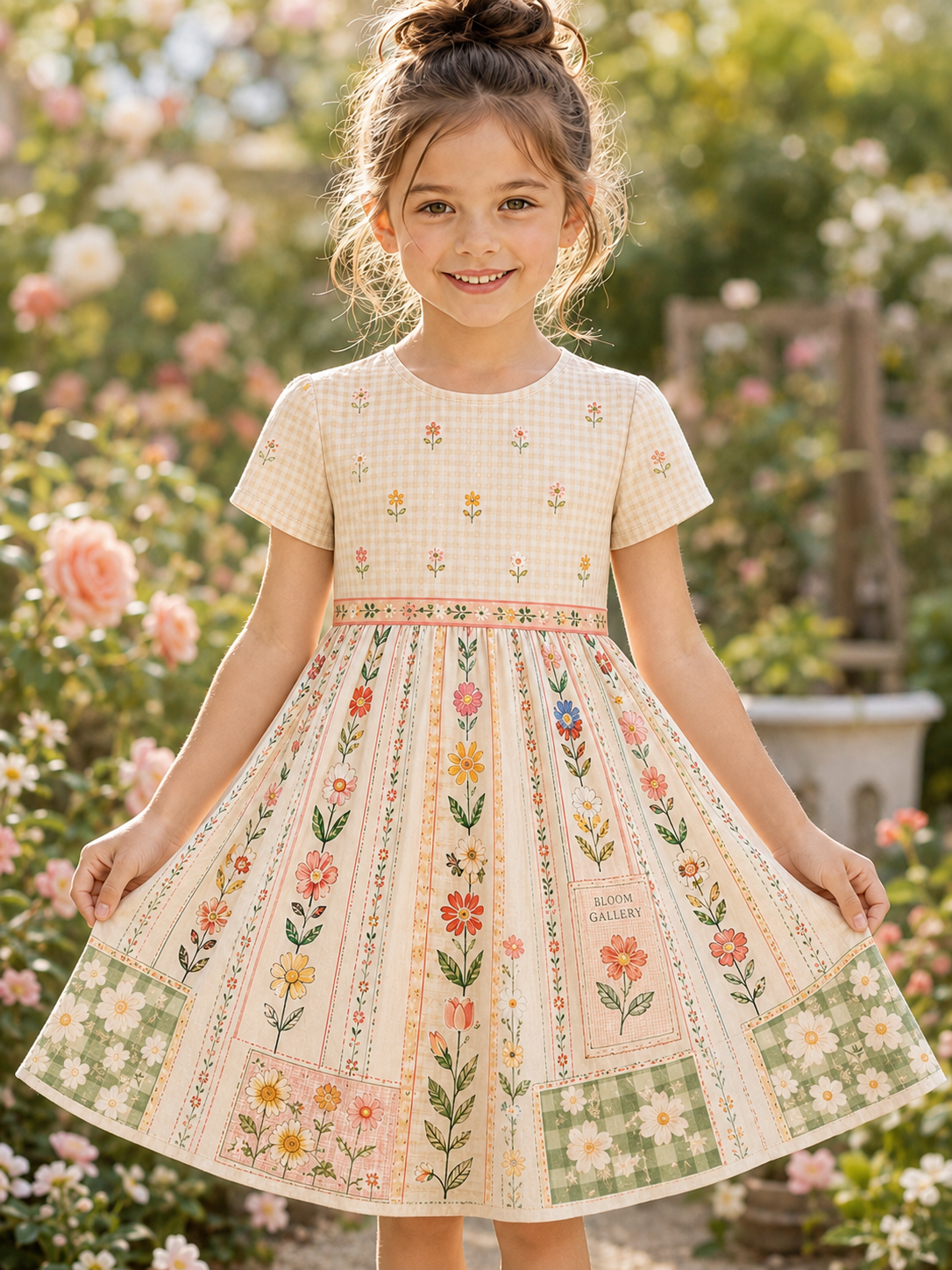 Robe décontractée Fleurs pour enfants