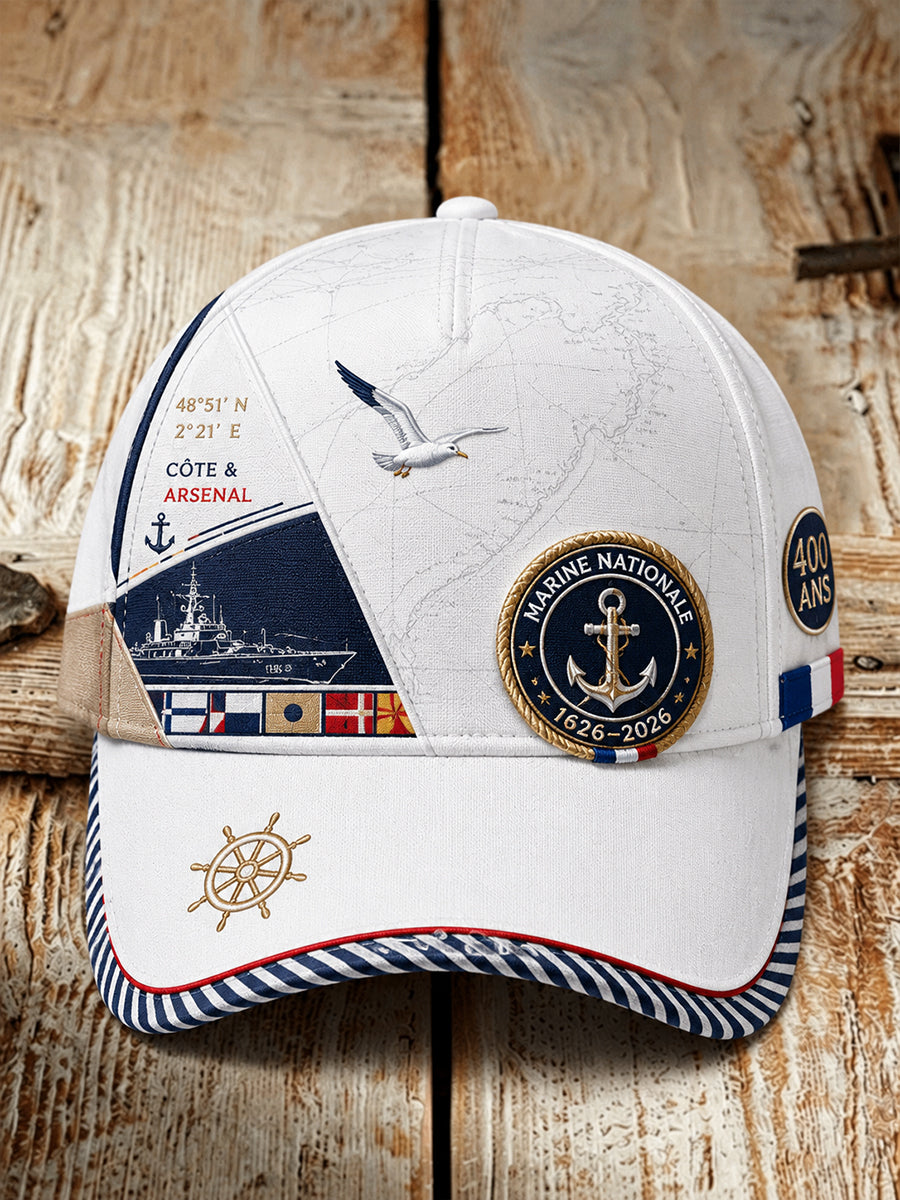 Chapeau de la Marine française unisexe