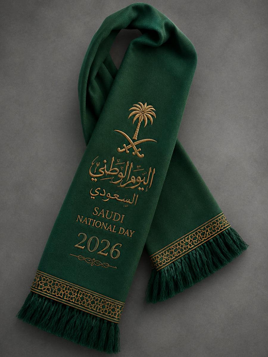 Unisex celebrating the 96th Saudi National Day scarf