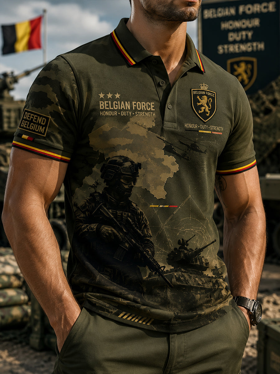 T-shirt Homme Manches Courtes Raglan Imprimé Camouflage Militaire