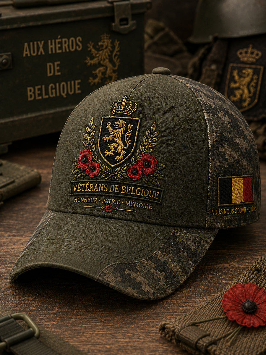 Chapeau pour homme à imprimé commémoratif militaire