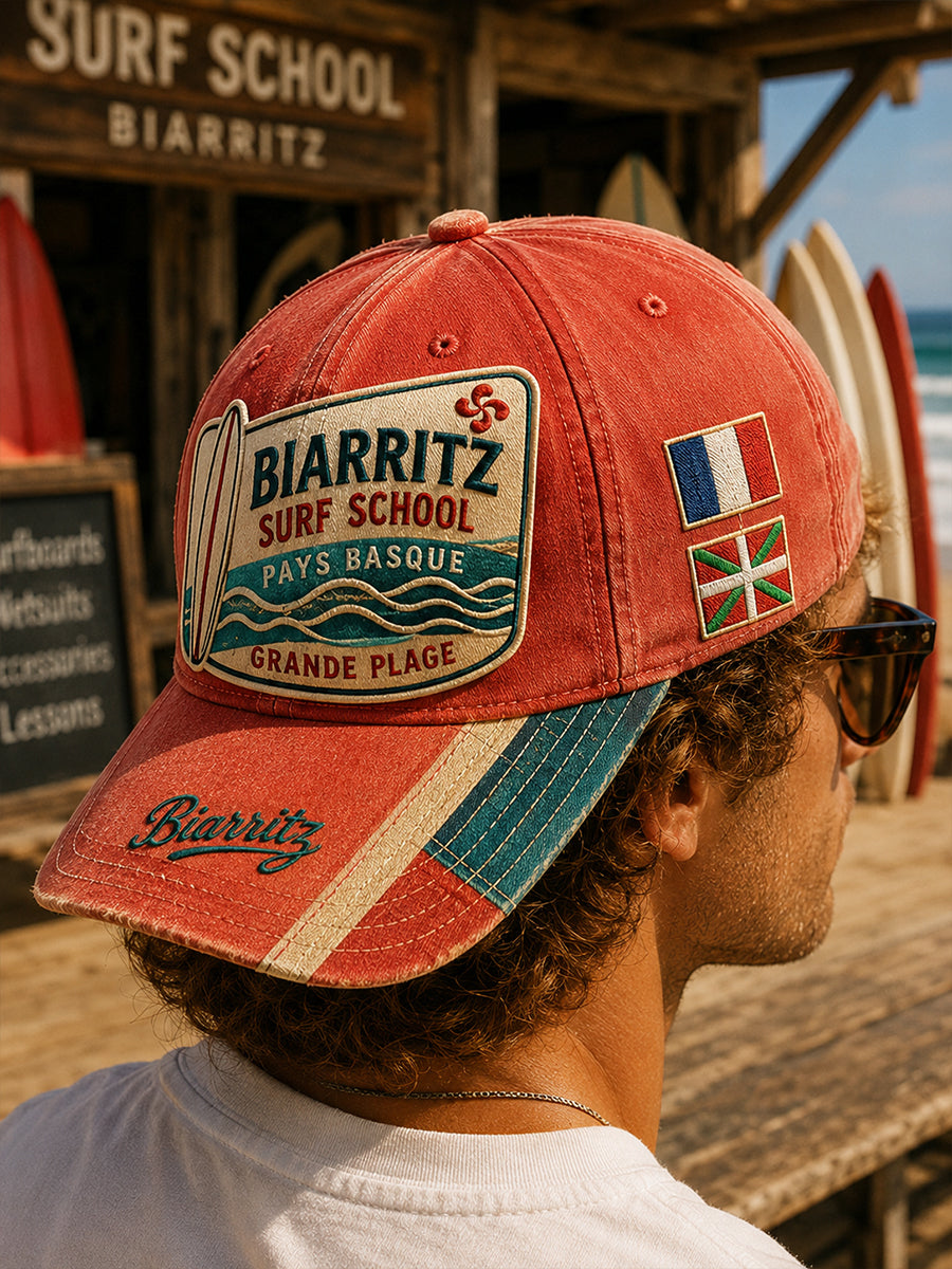 Chapeau unisexe de culture surf basque français