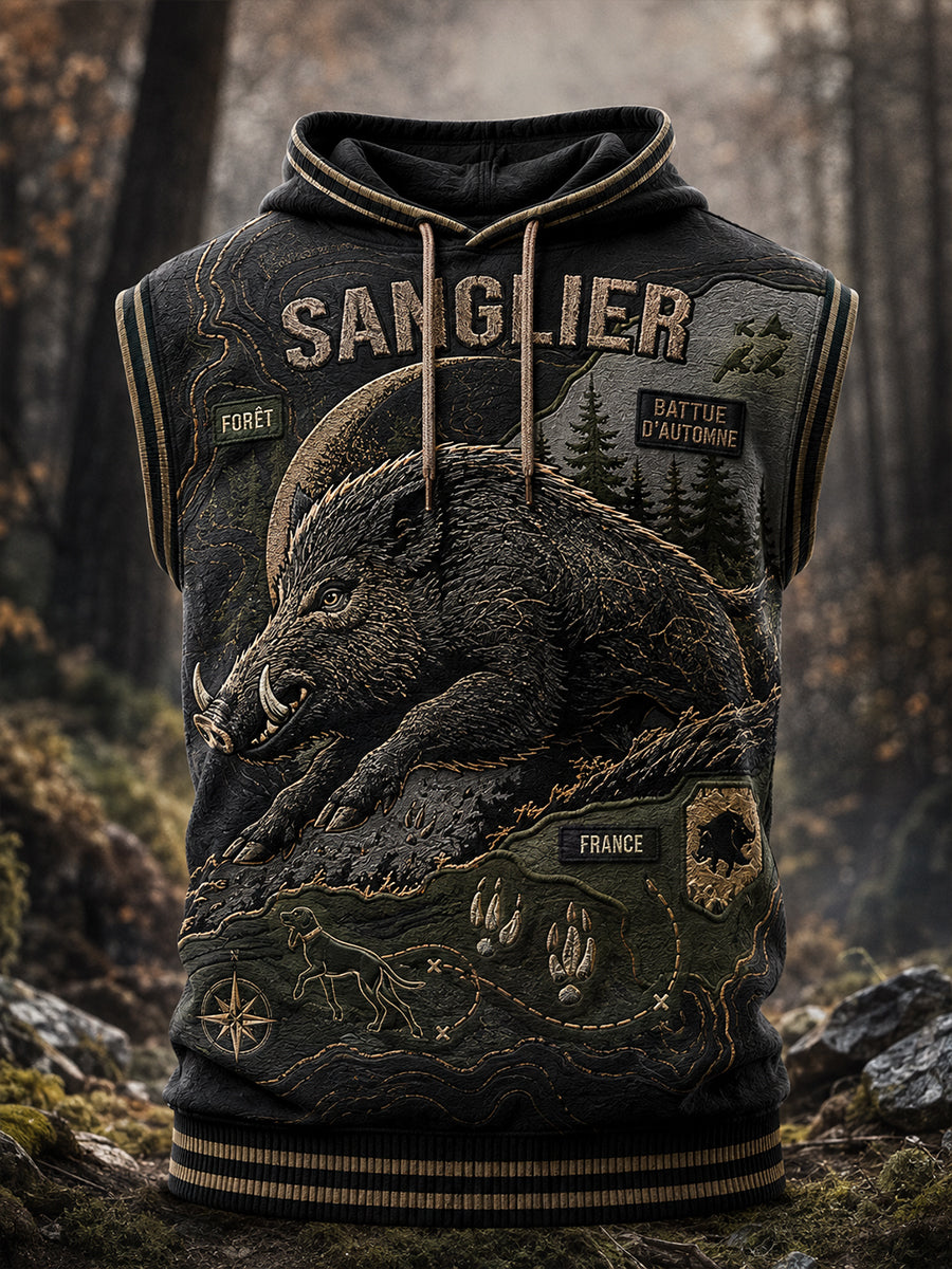 Veste à capuchon French Hunting Season pour homme