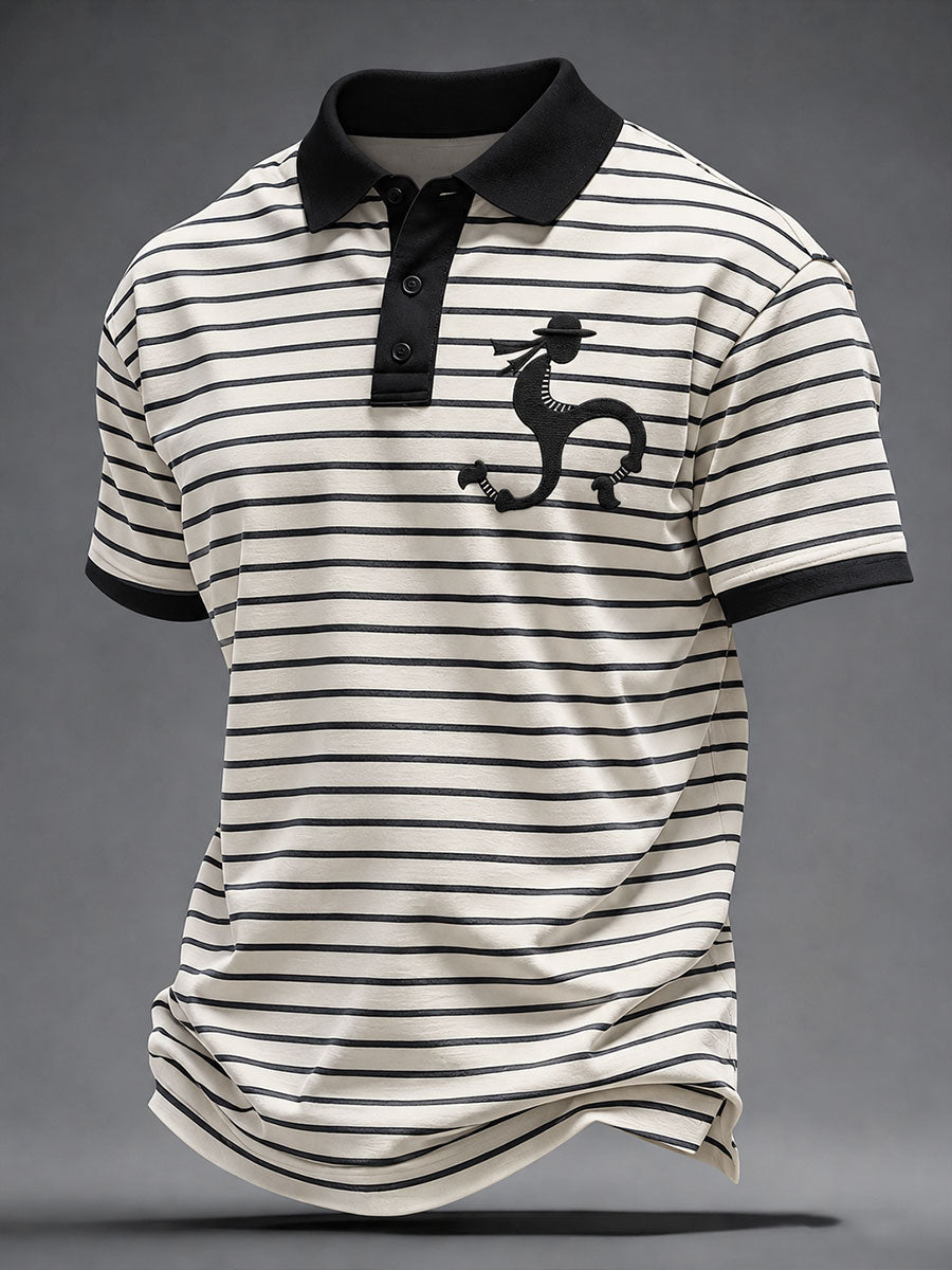 Chemise imprimée Bretagne Fest‑Noz pour homme