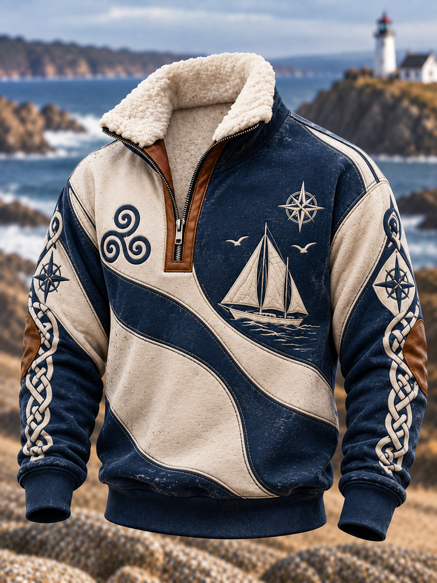 Sweatshirt France Brittany Imprimé Homme