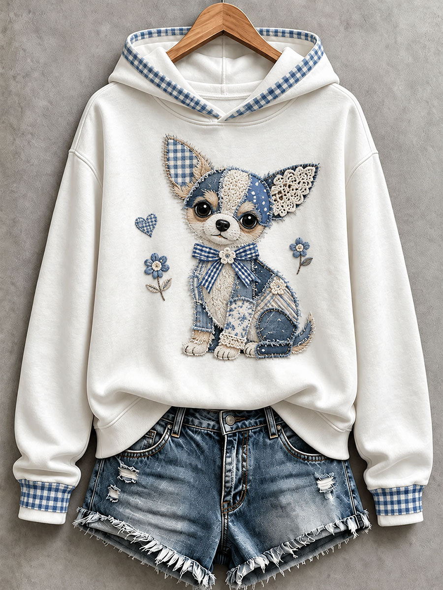 Chandail à capuchon Lovely Chihuahua Femme