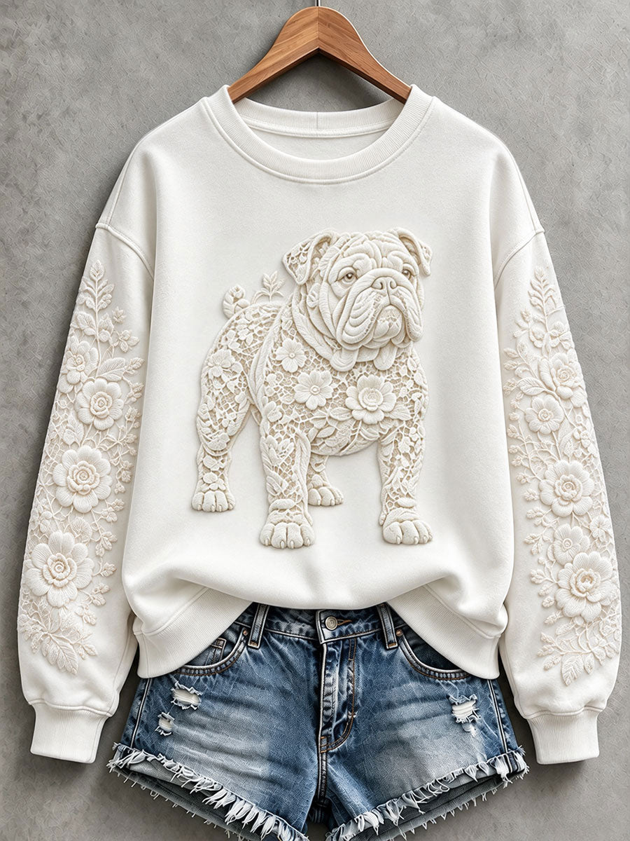 Sweats de Noël pour femmes à l'effigie du bouledogue français