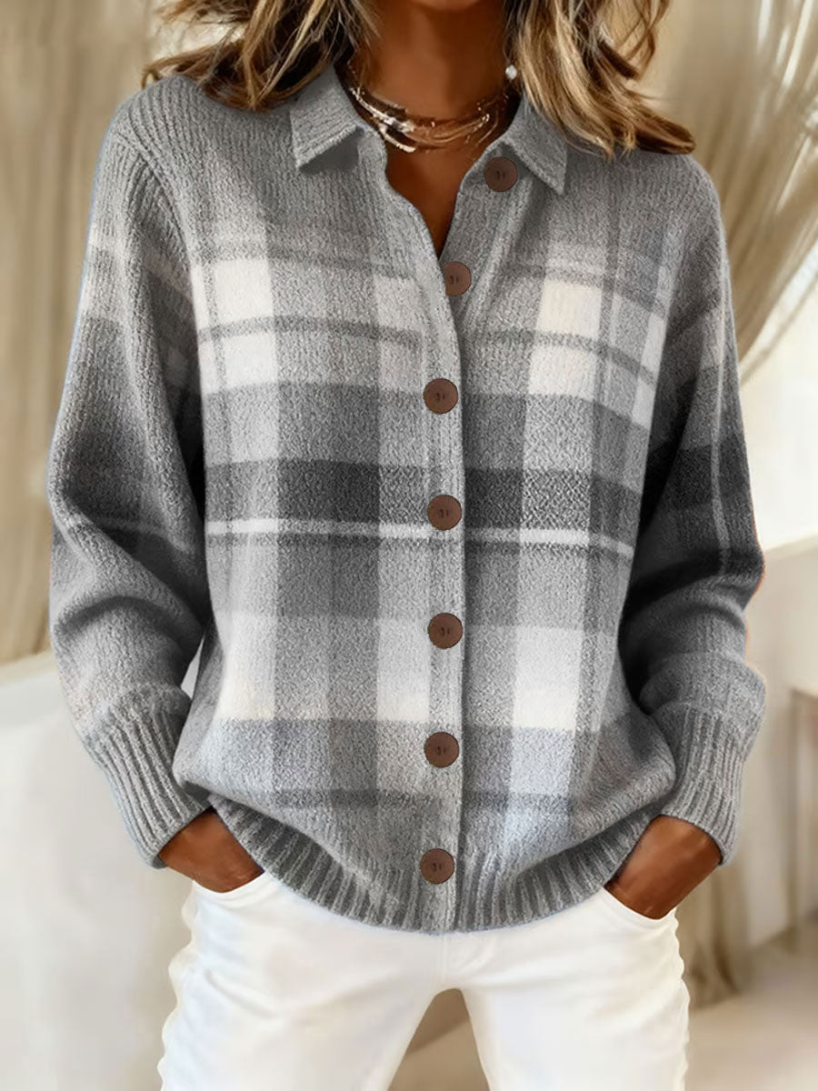 L'art d'automne des femmes a imprimé des hauts occasionnels