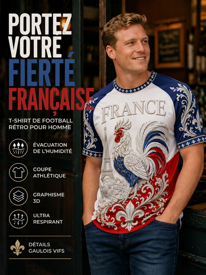 T-shirt manches courtes France Football pour homme
