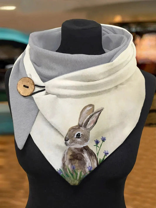 Foulard Décontracté à Imprimés Art OneSize Echarpe