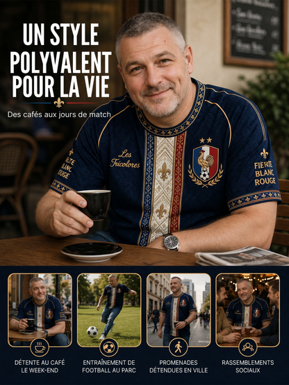 T-shirt manches courtes France Football pour homme