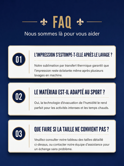 T-shirt manches courtes France Football pour homme