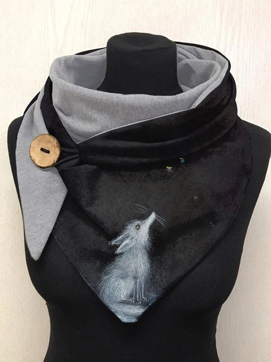 Écharpe et châle décontractés à motif animal Taille Unique Echarpe
