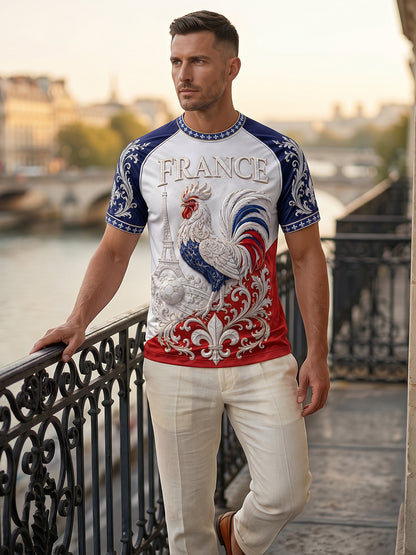 T-shirt manches courtes France Football pour homme