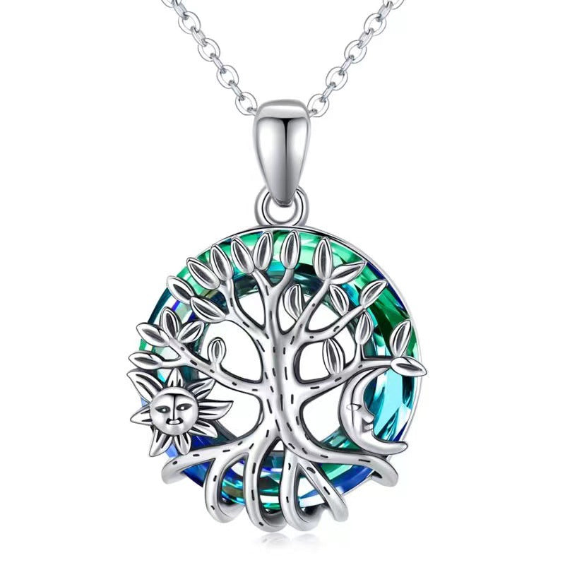 Collier avec pendentif Arbre de Vie Argent Accessoires