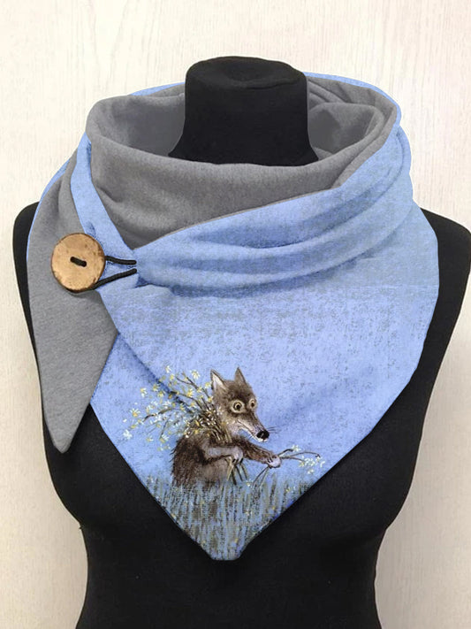 Écharpe et châle décontractés à motif animal Taille Unique Echarpe