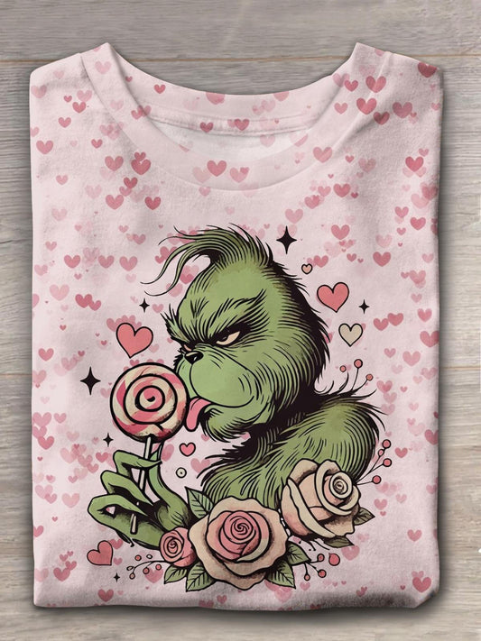 Sucker For You Valentines Crew Neck T-shirt Mixed Color / S Saint Valentin