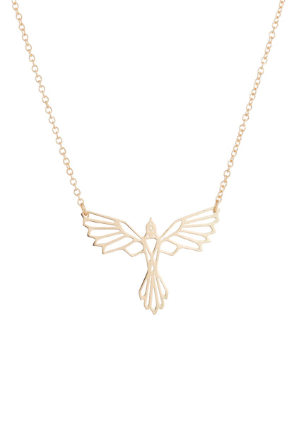 Collier Bijou d’Omoplate avec Ailes d’Animal Or Accessoires