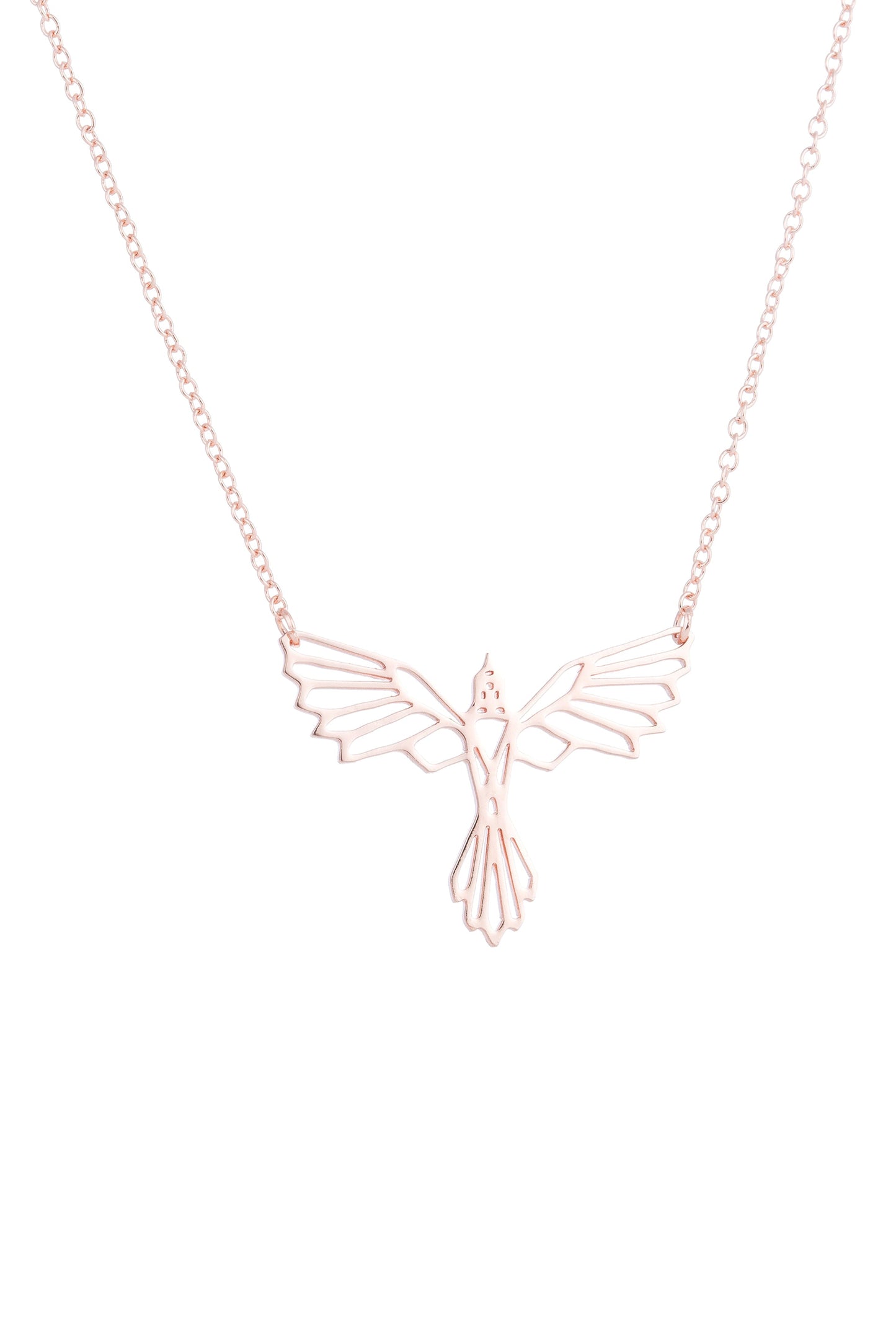 Collier Bijou d’Omoplate avec Ailes d’Animal Or rose Accessoires