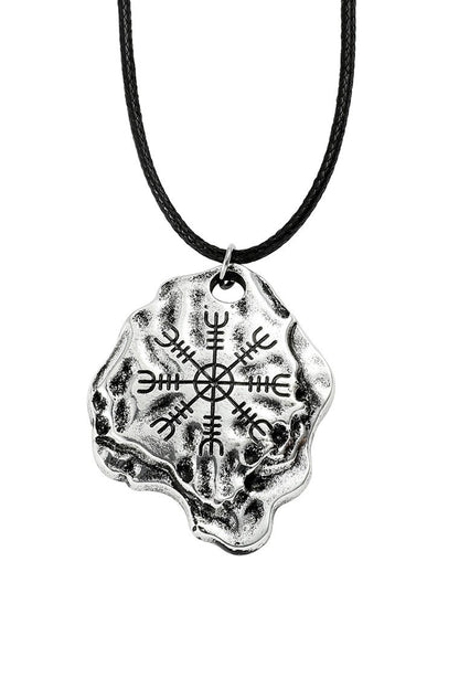 Accessoires de collier en cuir avec pendentif flocon de neige rétro à la mode Argent Accessoires
