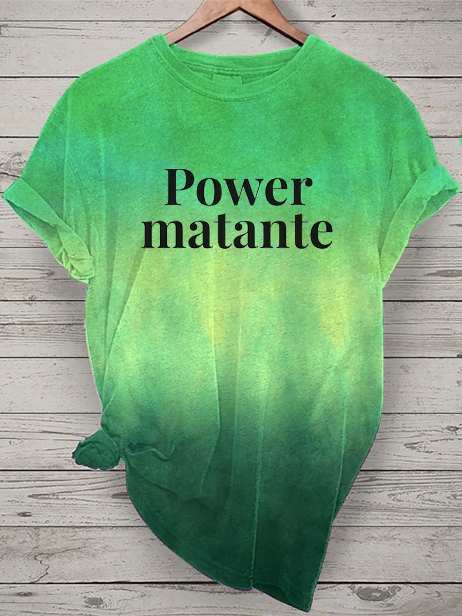 T-shirt Power matante Femme D / S