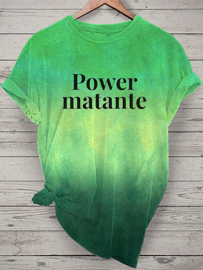T-shirt Power matante Femme D / S